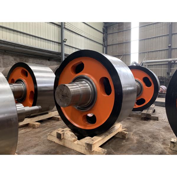 34CrNiMo Cement Rotary Kiln Support Roller Cast Steel Grinding Mill