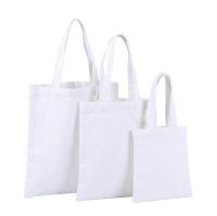 GiftExpress Sacos de compras personalizados de algodão branco