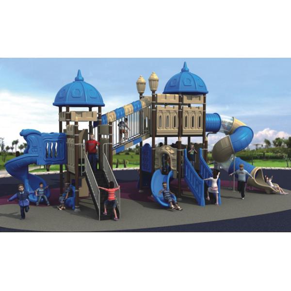 Red Blue Yellow  Outdoor Playground Equipment For Park  1040 x 550 x 540