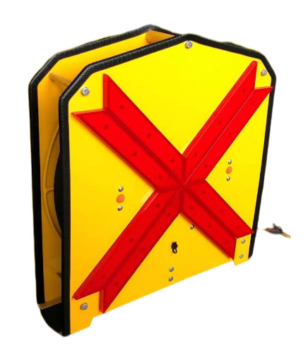 tablero de goma de aluminio de la flecha de 3500m m LED que destella dinámico