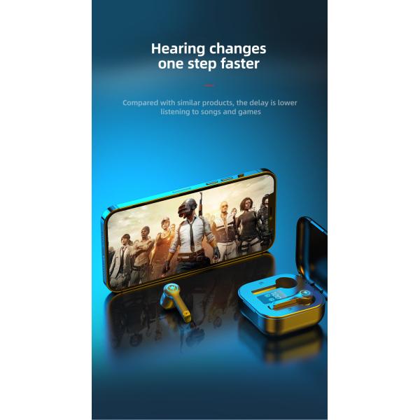 Wireless Sports Earphones Headphones In Ear Waterproof Digital Display Stereo Headphone Form Factor