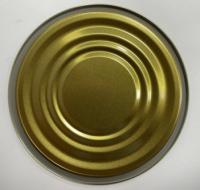 Le couvercle inférieur Tin Lid d'or d'organosol de pâte de fer-blanc en métal de couvercle argenté de boîtes