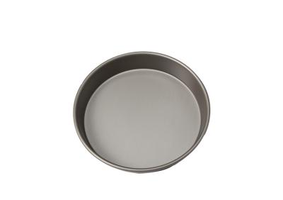 Bandeja de alumínio preta não tóxica 305x297x25mm da pizza de 12 polegadas