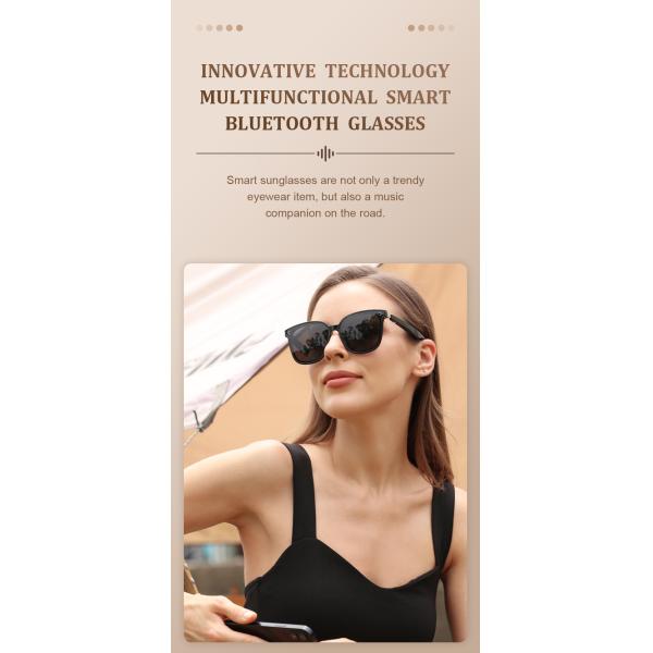 Bluetooth 5,0 стекла ATS3015 TR90 Bluetooth умных с 90mAh * 2