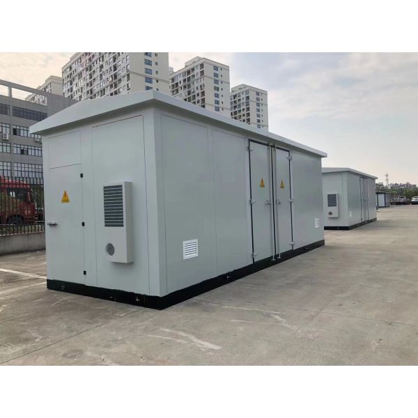 Outdoor Modular Box Type Substation IEC Standards Electric Transmission Substation