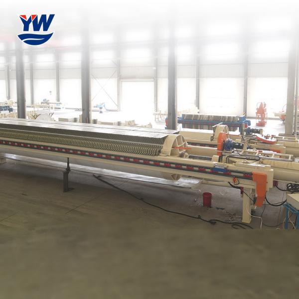Automatic Plate Pulling High Pressure Round Plate Filter Press For Clay Sludge, Ceramic Sludge Dewatering