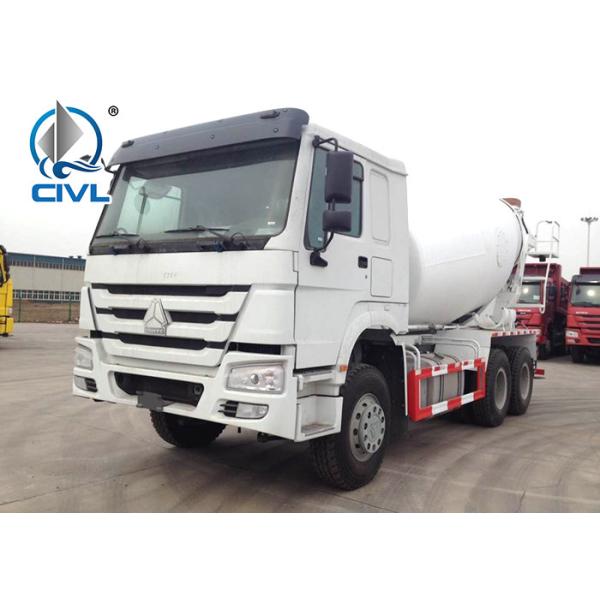 HOWO 6x4 Concrete Mixer Trucks Concrete Mixing Equipment 336hp Engine With Radial Tyre