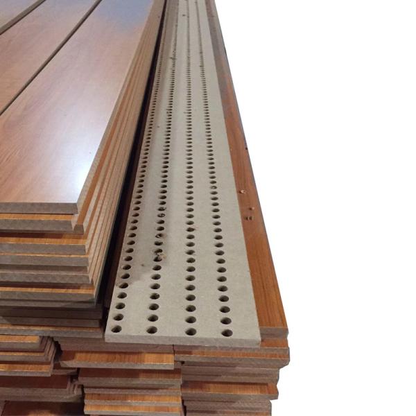 Sound Insulation Material Wooden Grooved Acoustic Panel Wood Wall Paneling