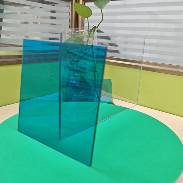 UV Protection 3mm Blue Polycarbonate Roof Panels 12 Ft