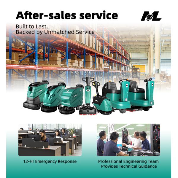 Automatic Walk Behind Floor Scrubber Machine 500W for Restaurant