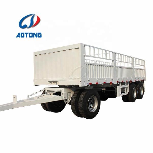 Remolque de barra de tração de 2/3 eixo remolque completo com trem de aterragem de duas velocidades de 28 toneladas e pneus 12R22.5