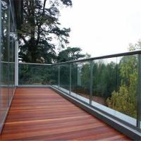 Clôture en verre d'aluminium personnalisée pour économiser de l'espace