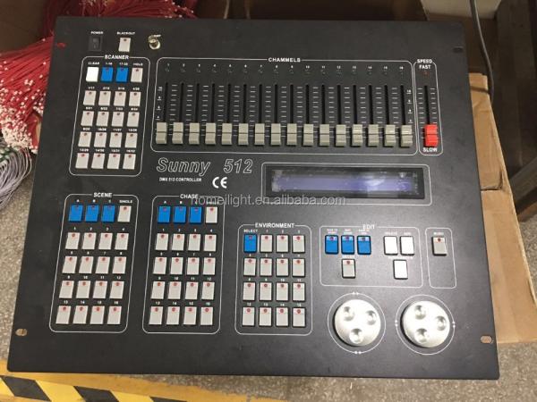 Professional Sunny 512 Controller DMX 512 Console Pro Stage Lighting with MA Command Wing