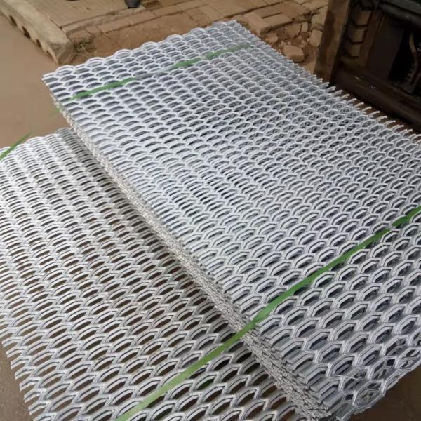 Decorative Aluminum Diamond Expanded Metal Mesh Panel For Wall