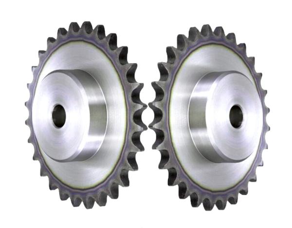 24A10T Blacken Treatment Harden Tooth C45 steel large platewheels roller chain sprocket