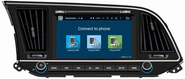 Ouchuangbo 8 autoradio multimedia stereo android 7.1 for Hyundai Elantra 2016 with reverse camera Bluetooth Phone