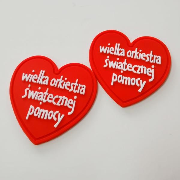 Теплопередача Силиконовая этикетка Силиконовый резиновый тег Значок Многоцветный мультипликационный шаблон ENISO20471