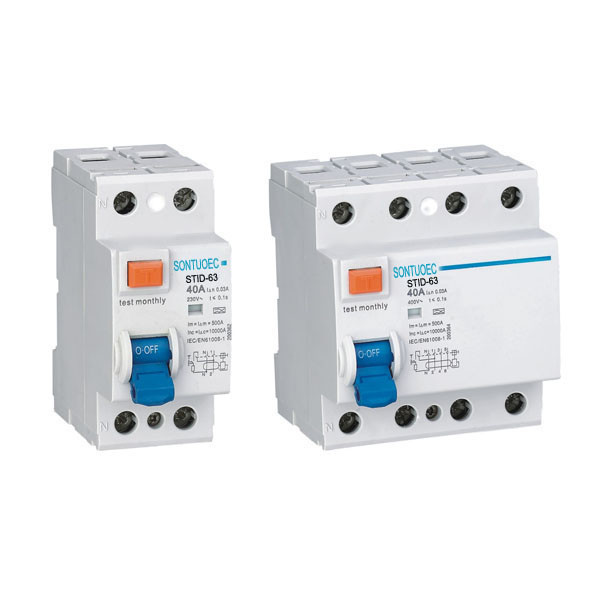 PA66 300ma AC Type Double Pole RCCB Circuit Breaker