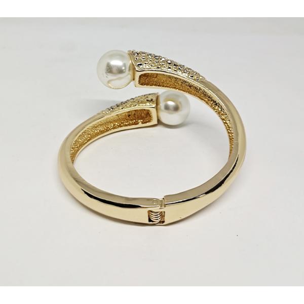 Crystal Bracelet Bangle for Women Gold Silver Color Wedding Bracelets & Bangles Jewelry Gift