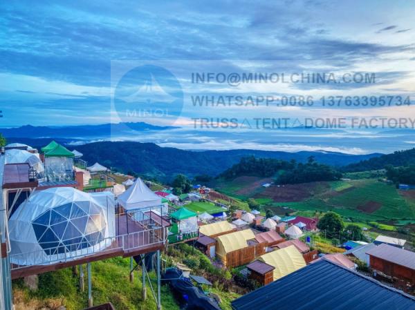 Geodesic Dome 7m Interior Design Dome House Glamping Tent For Outdoor