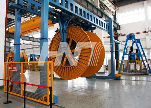 Dia φ7 - 160mm Traversing Wire Take Up Machine 30000KG Loading Coiler Spooler