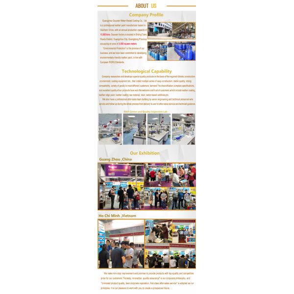 Factory Wholesale Water Based High-quality Polyurethane Leather Edge Paint for Bags Shoes Belts