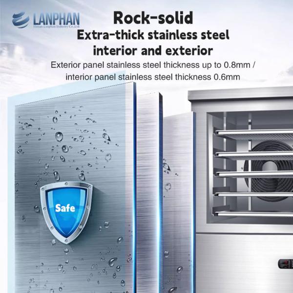 -45℃ Commercial Blast Freezer Industrial Shock Fast Quick Freezing Plate Blast Freezer Machine