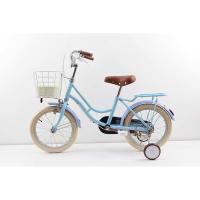 Bicicleta de pneus pneumáticos de aço carbono para crianças com rodas de treinamento