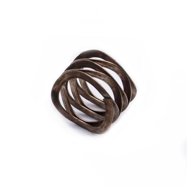 IATF16949 4.0mm Flat Wire Wave Spring For Hydraulic Equipment