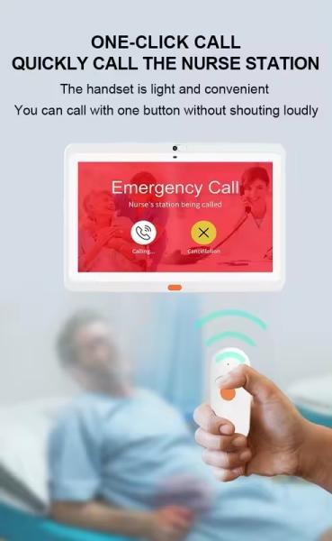 wall mount 13.3inch medical care android tablet pc Touch screen wifi 4G POE NFC call function for hospital clinic