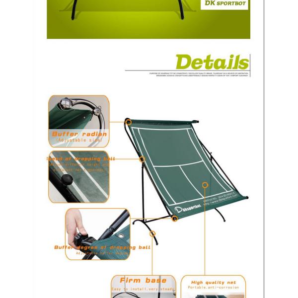 Ball Recycling System Tennis Accessories , Anti Corrosion Tennis Trainer Net
