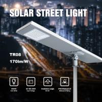 Détection de mouvement toute dans une place solaire 60watt 500watt de réverbère de LED