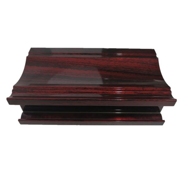 Aluminium Glass Door Profiles,6063 Customized High Glossy Wood Grain Aluminum Profile Smooth Surface Aluminium Extrusion