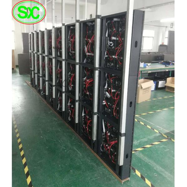 Advertising P4 Indoor Full Color LED Display Wall Front Service With Magnet
