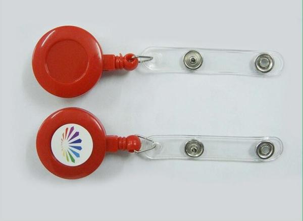 Promotional Gift Small PVC Badge Holder With Custom Badge Reels