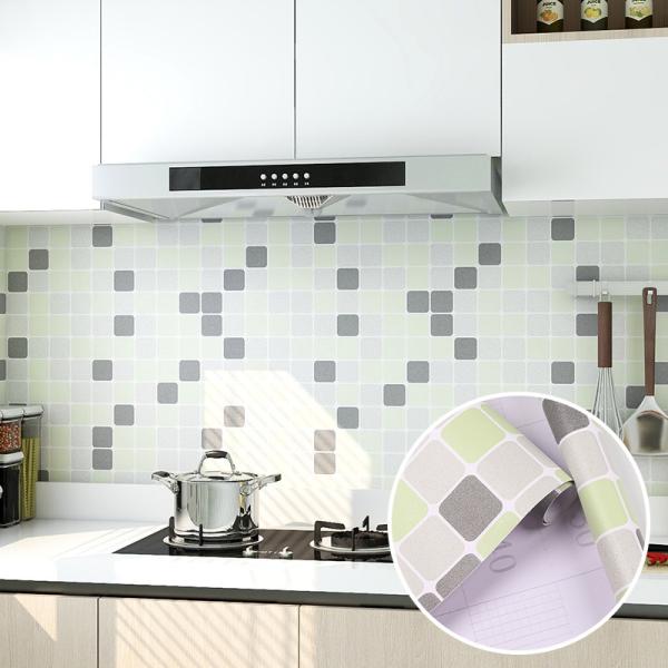 Vinyl Wallpapers Kitchen Brick PVC Wallpaper Bedroom Wall paper Oil proof 3D Wall Sticker