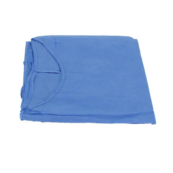 Non Woven Polypropylene  Disposable Medical Gowns CE FDA Approval With Knit Cuff
