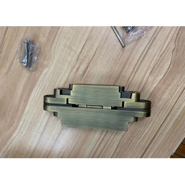 bisagras encubiertas ajustables de la aleación del cinc de 29x160 milímetro para la puerta de madera del metal