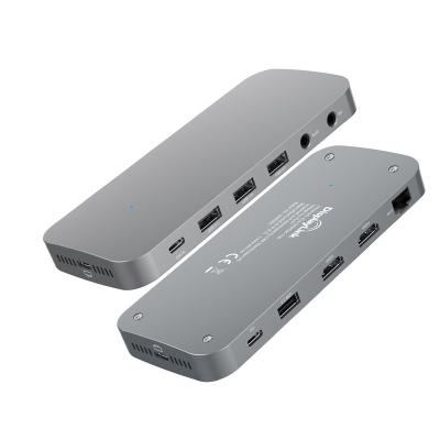 Station d'accueil Display Link 6050 avec écran externe vidéo HDMI double 4K et données 10G