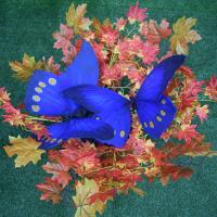 Realistic Robot Life Size Animatronic Butterfly Insect Model For Zoo Park / Museum