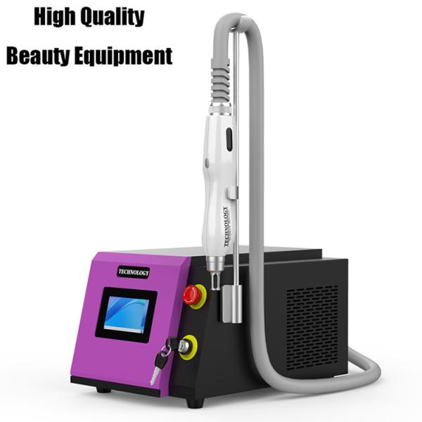 Hot Sell Portable 532 1064 1320nm Tattoo Scar Pigment Eyebrows Darker Spots Removal Machine 3 Wavelengths Skin Care 5PCS