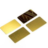 Plaque en acier inoxydable 304 316 sur mesure Plaques de couleur en relief