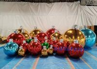 Decoração de Natal espelho inflável esfera de espelho balão de espelho esfera de espelho gigante grande bola brilhante