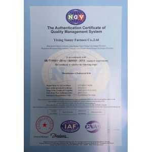 Yixing Sunny Furnace Co., Ltd Сертификации