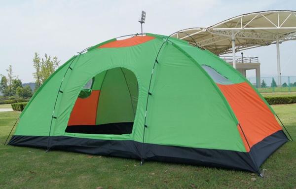 Single Layer Rainproof Oxford Cloth Tent Outdoor Large 10 Person Tent Big Size Family Camping Tent(HT6059)