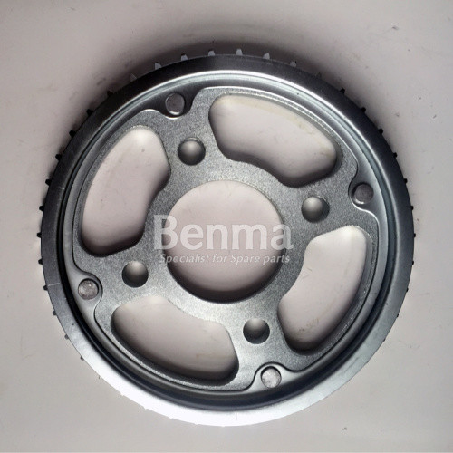 1045 Steel Heattreatment Endurance Motorcycle Sprockets kits Black and Silver Color