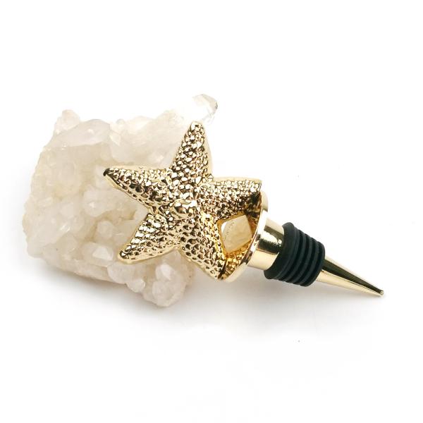 3D Starfish Wine Bottle Stopper Perfect For Beach Lovers