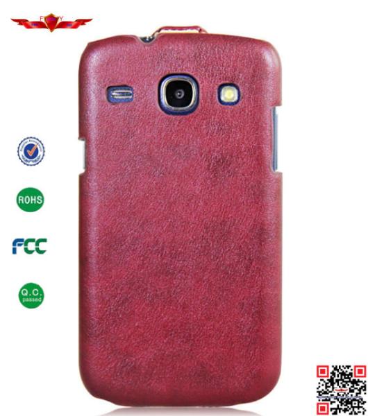 A Level High Quality PU Flip Leather Cover Case For Samsung Galaxy Core I8262 Multi Color