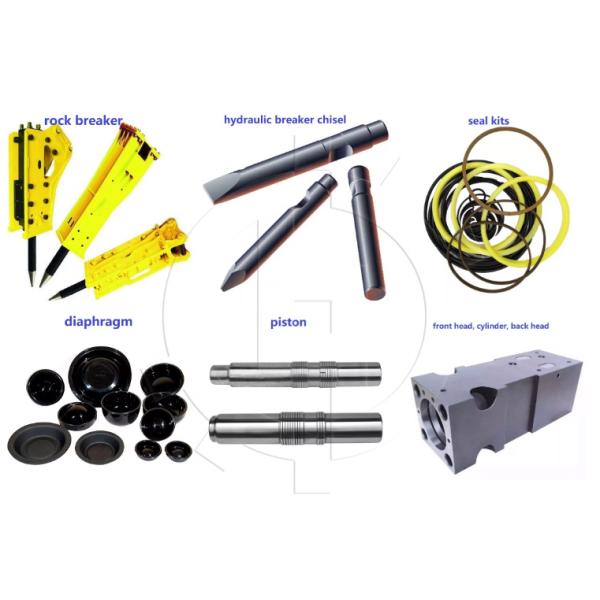 Молоток домкрата атласа гидравлический разделяет поршень выключателя утеса МБ1500 ХБ2000 ХБ2200 ХБ2500