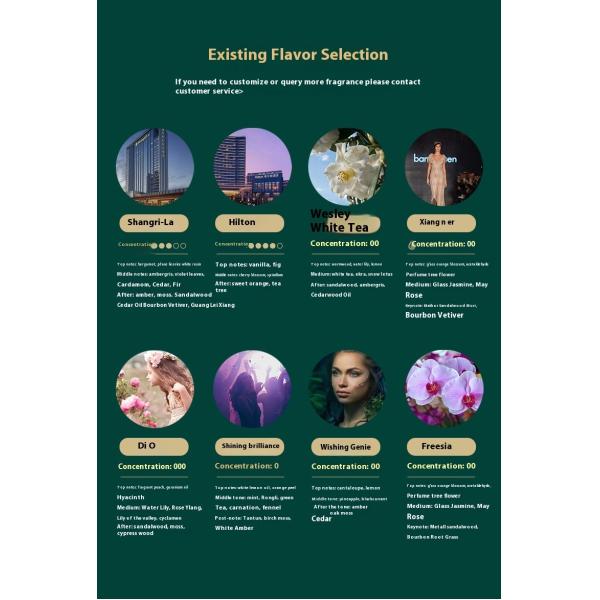 Aceite esencial de fragancia floral dulce libre de crueldad 500 ml